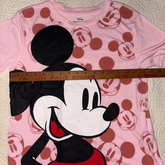 Disney Mickey Mouse Short Sleeve Tee Size 7-8 - Picture 3 of 4